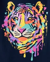 Girls Tiger Graphic Tee