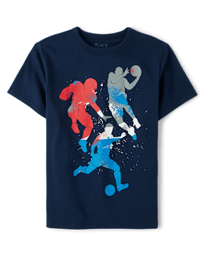 Boys Sports Graphic Tee