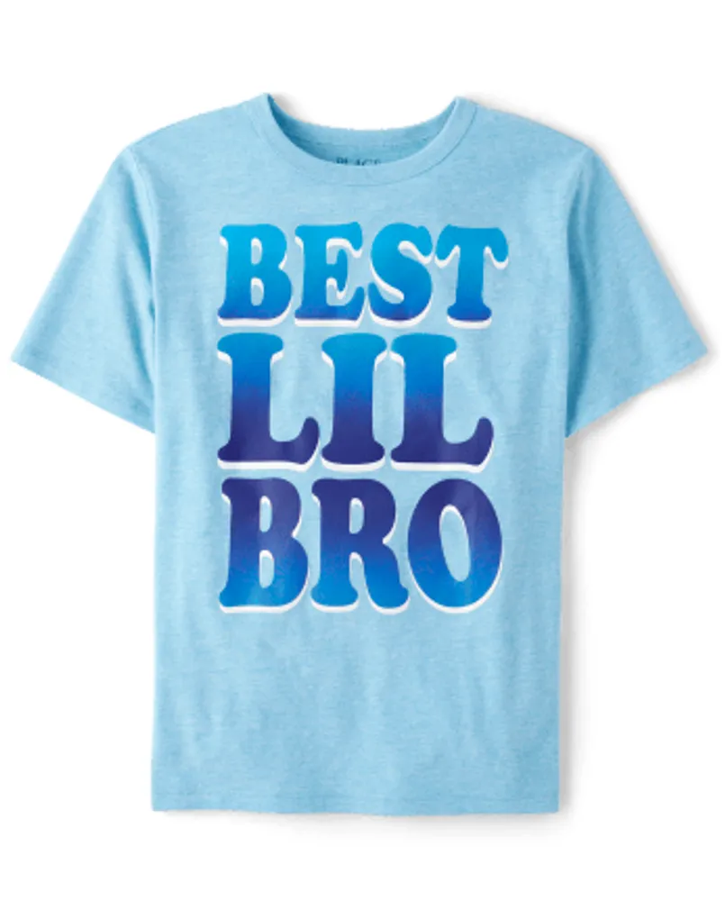 The Children's Place Boys Lil Bro Graphic Tee