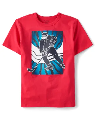 Boys Hockey Graphic Tee