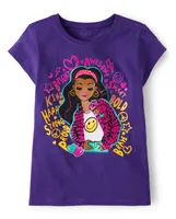 Girls Happy Girl Graphic Tee