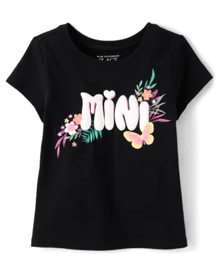 Baby And Toddler Girls Mommy Me Mini Graphic Tee