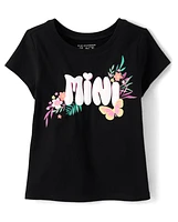 Baby And Toddler Girls Mommy Me Mini Graphic Tee