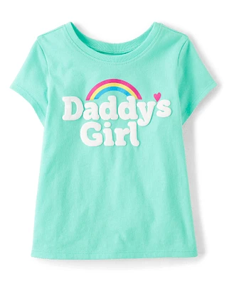 T-shirt graphique « Daddy's Girl » pour bébés et petites filles