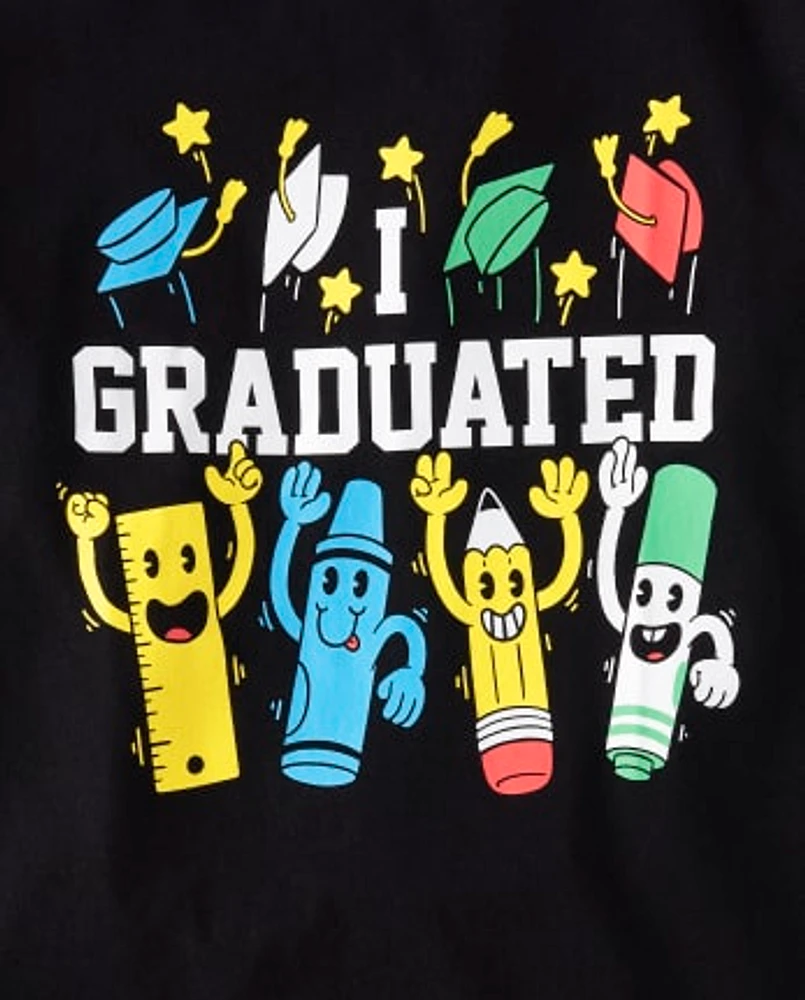 Unisex Kids I Graduated Graphic Tee