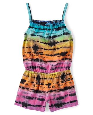 Baby And Toddler Girls Tie Dye Romper