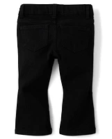 Baby And Toddler Girls Flare Jeans