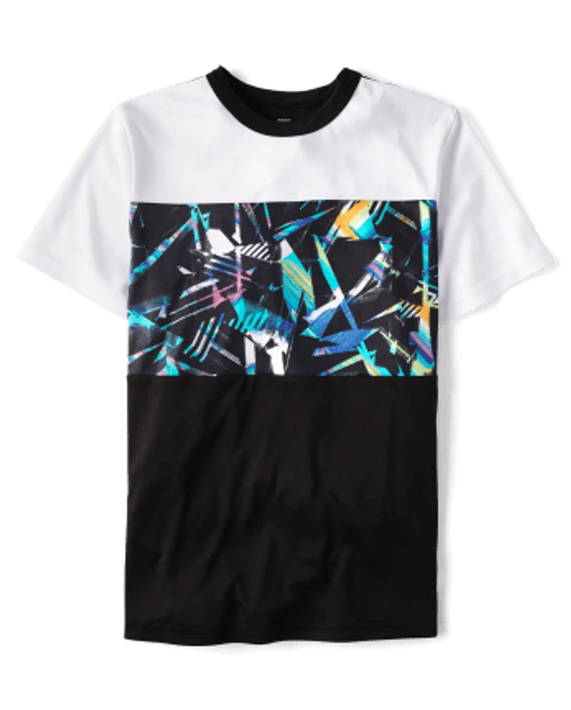 Boys Colorblock Performance Top