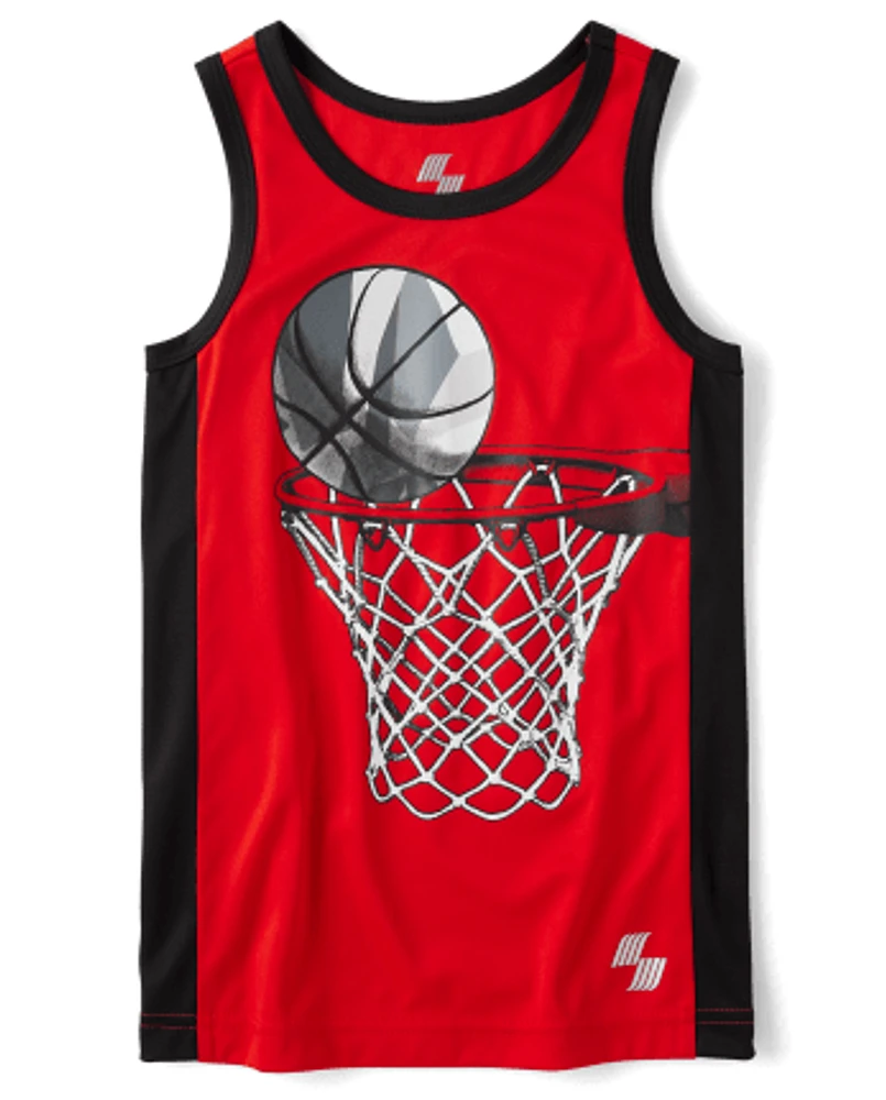 Boys Basketball Performance Tank Top