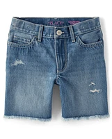 Girls Denim Girlfriend Shorts