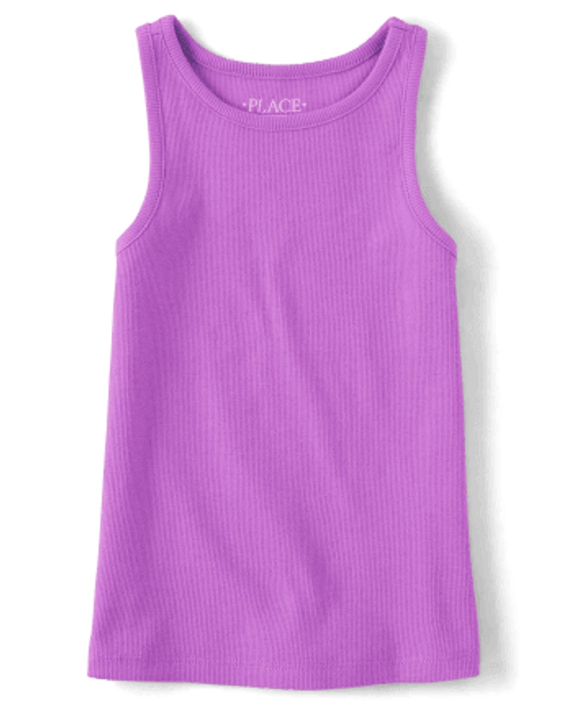 Girls Ribbed Tank Top