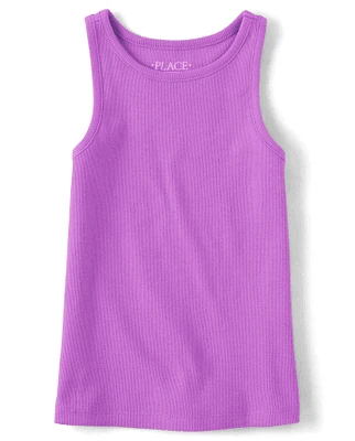 Girls Ribbed Tank Top