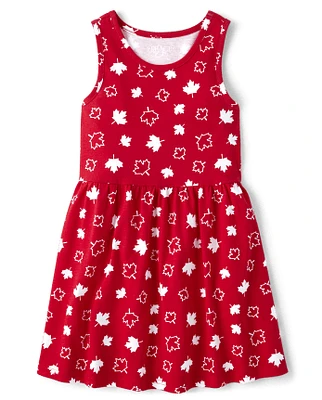 Girls Maple Leaf Everyday Dress