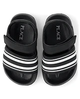 Toddler Boys Striped Sandals