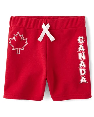 Toddler Boys Canada French Terry Shorts