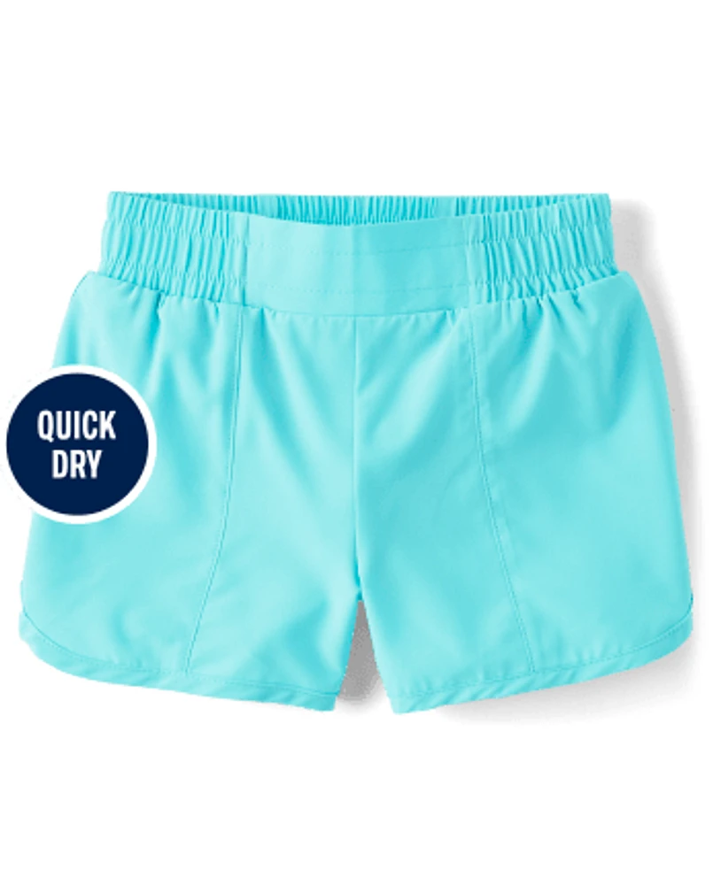 Girls Quick Dry Lined Shorts