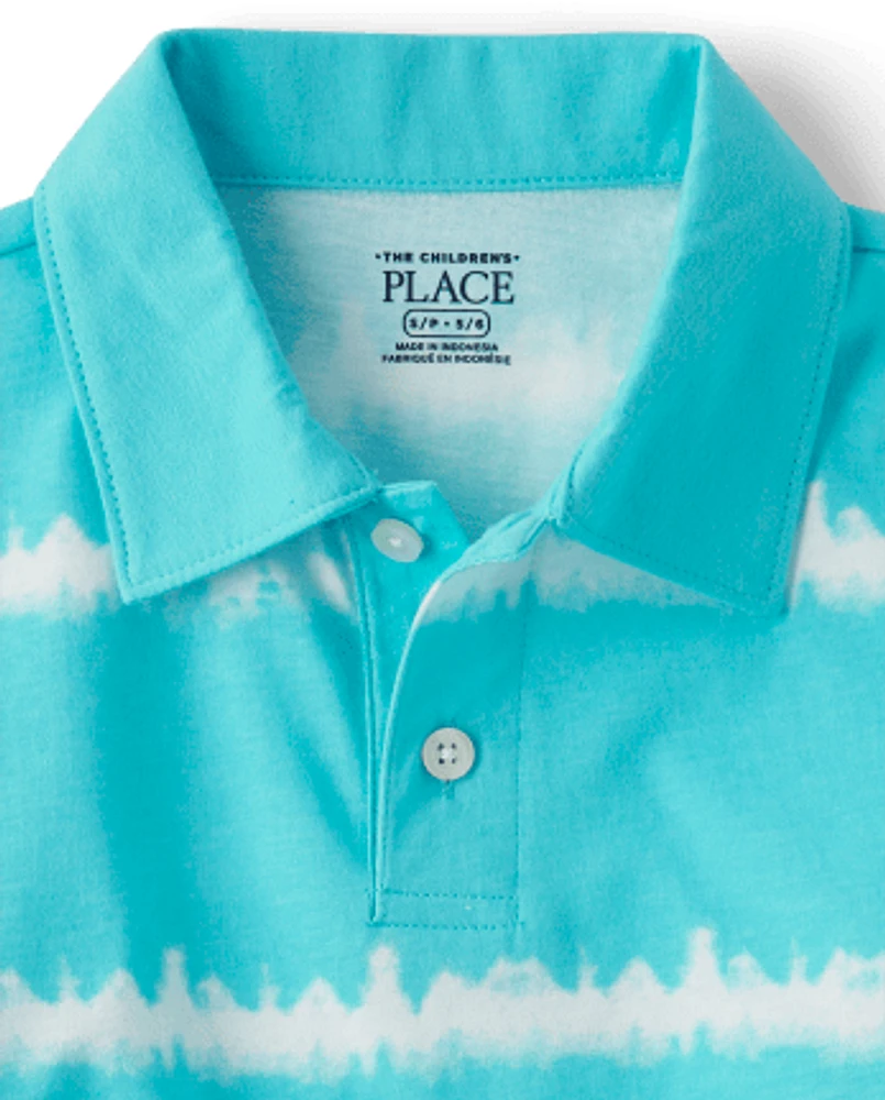 Boys Print Polo