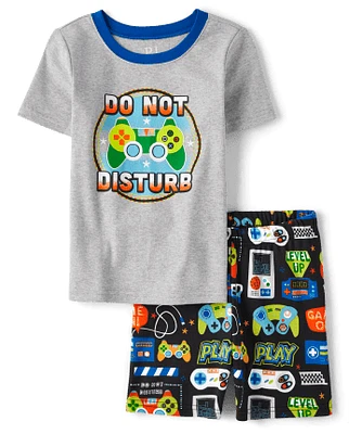 Boys Gamer Snug Fit Cotton Pajamas