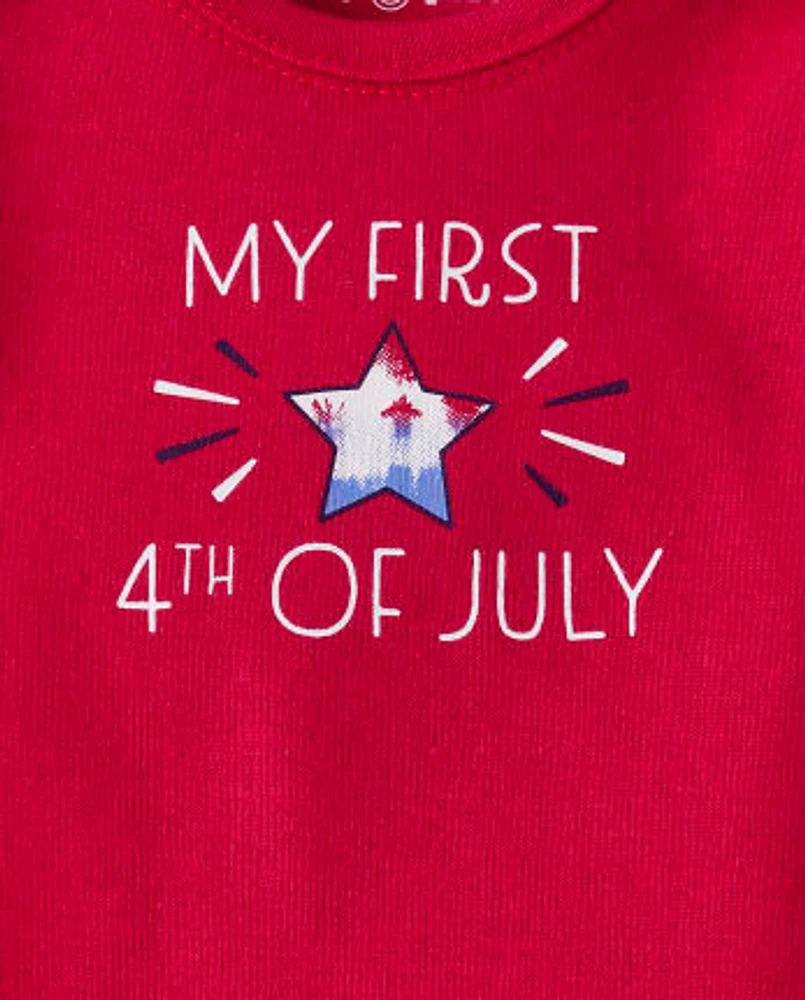 Unisex Baby First Fourth Of July 2-Piece Playwear Set