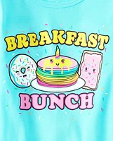 Girls Breakfast Bunch Snug Fit Cotton Pajamas