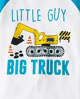 Baby And Toddler Boys Construction Snug Fit Cotton Pajamas