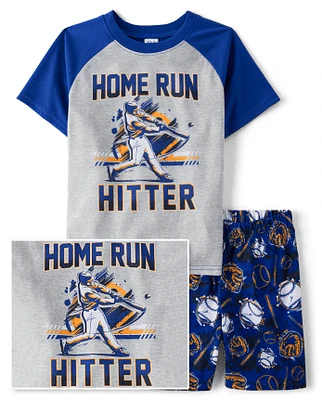 Boys Home Run Hitter Pajamas