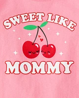 Baby And Toddler Girls Mommy Graphic Tee