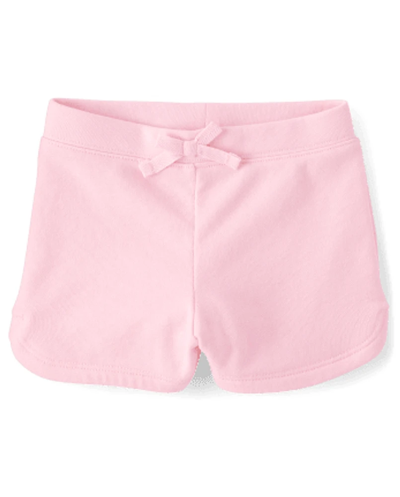 Short dauphin en French Terry pour toute-petite fille