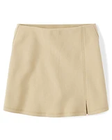 Girls Uniform Ponte Knit A Line Skort