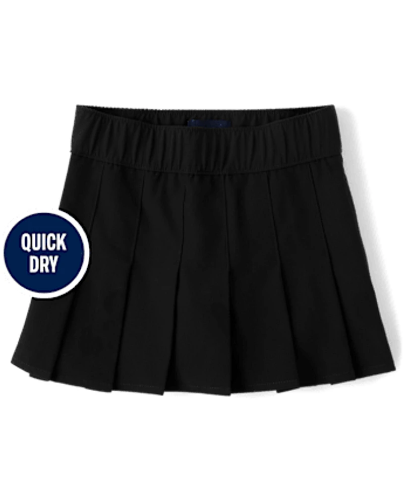 Girls Uniform Quick Dry Pleated Skort