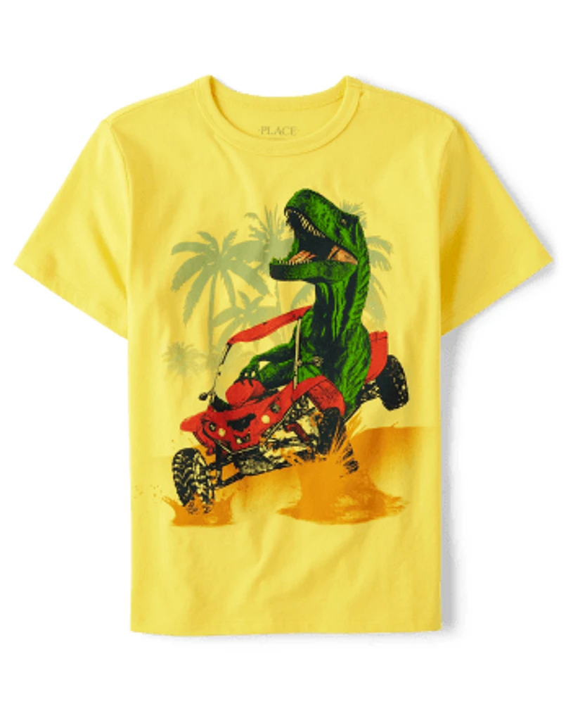 Boys Dino Dune Buggy Graphic Tee