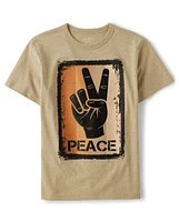 Boys Peace Graphic Tee