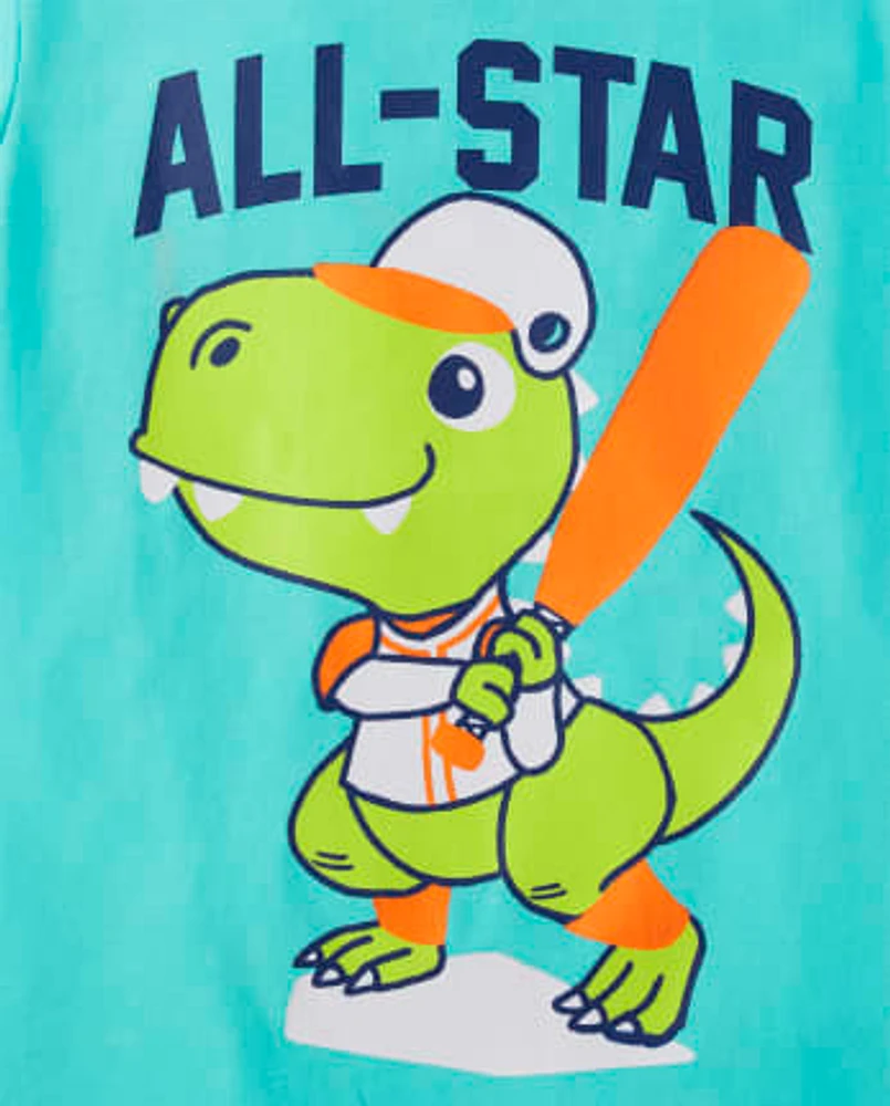 Baby And Toddler Boys Dino All-Star Graphic Tee