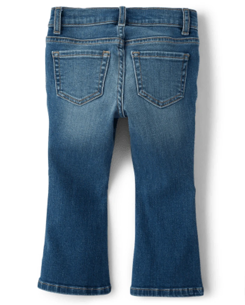 Baby And Toddler Girls Flare Jeans