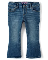 Baby And Toddler Girls Flare Jeans