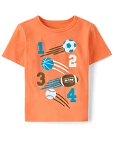 Baby And Toddler Boys Sport Numbers Graphics