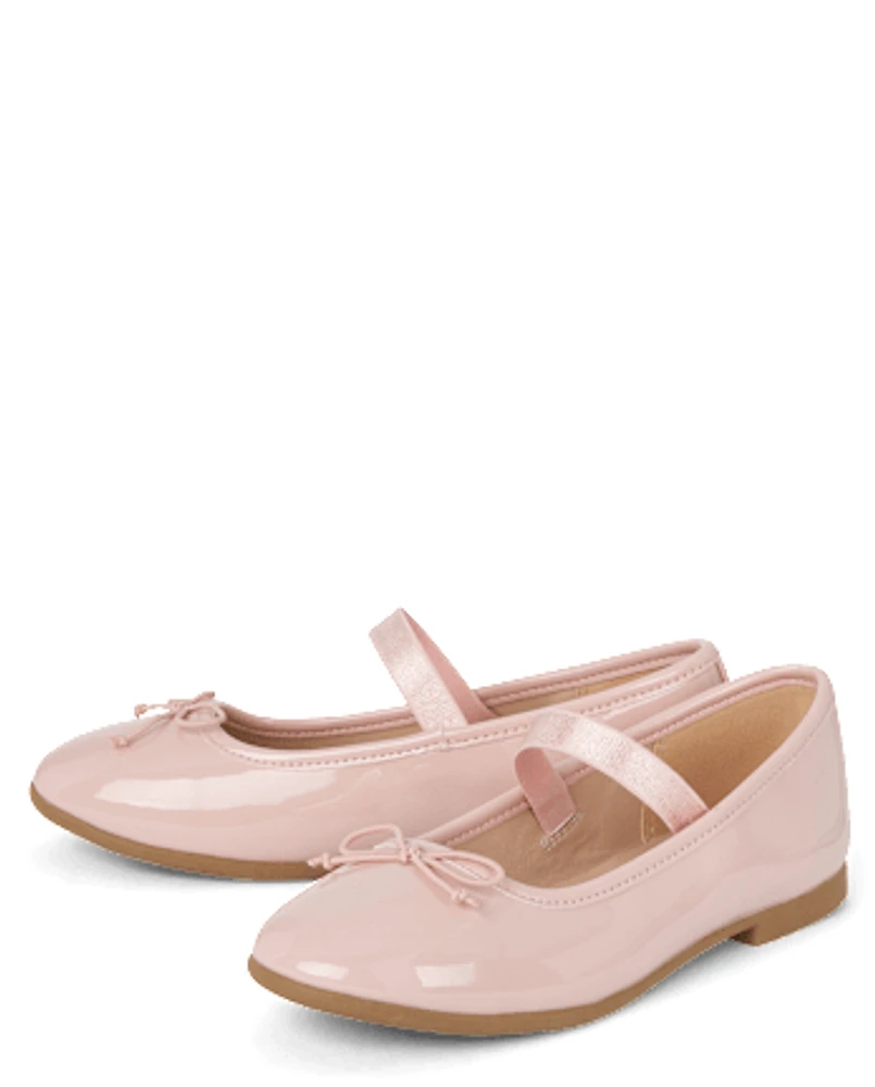 Girls Bow Ballet Flats