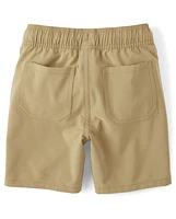 Boys Quick Dry Pull On Jogger Shorts