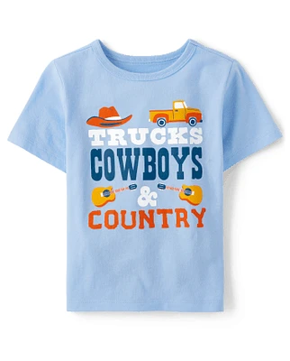 Baby And Toddler Boys Cowboys Graphic Tee