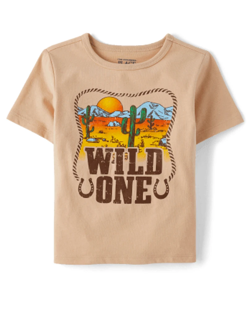 Baby And Toddler Boys Wild One Graphic Tee