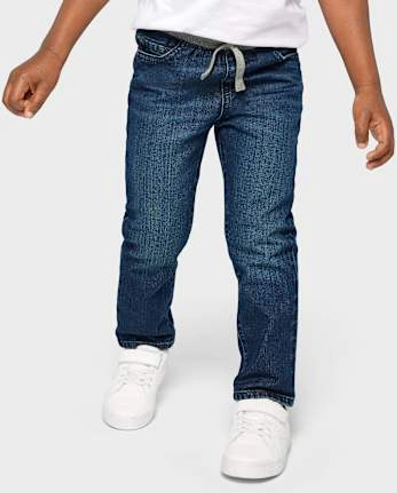 Baby And Toddler Boys Pull On Straight Jeans