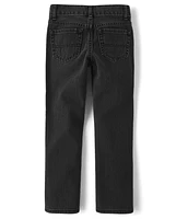 Boys Non-Stretch Bootcut Jeans