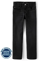 Boys Non-Stretch Bootcut Jeans