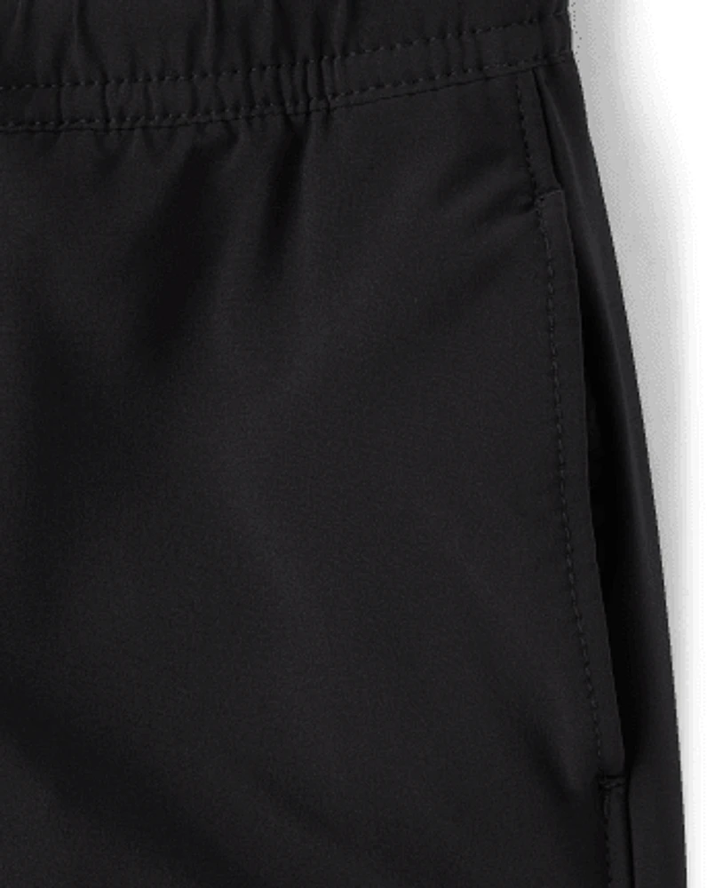 Boys Quick Dry Lined Pull On Jogger Shorts