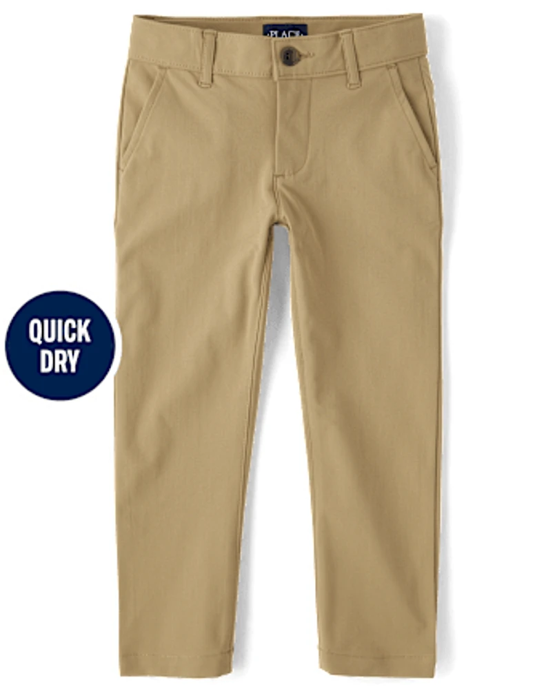 Boys Uniform Quick Dry Skinny Chino Pants