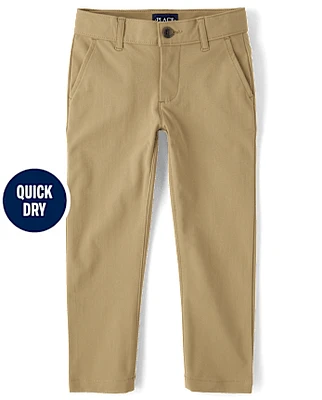 Boys Uniform Quick Dry Skinny Chino Pants