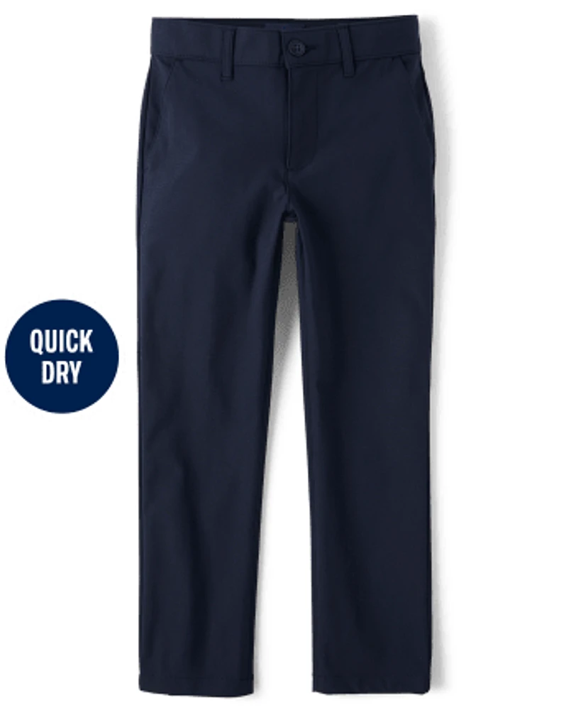 Boys Uniform Quick Dry Skinny Chino Pants