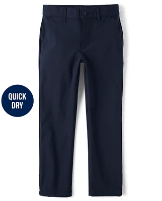 Boys Uniform Quick Dry Skinny Chino Pants