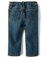 Baby And Toddler Boys Non-Stretch Bootcut Jeans