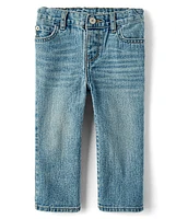 Baby And Toddler Boys Non-Stretch Bootcut Jeans